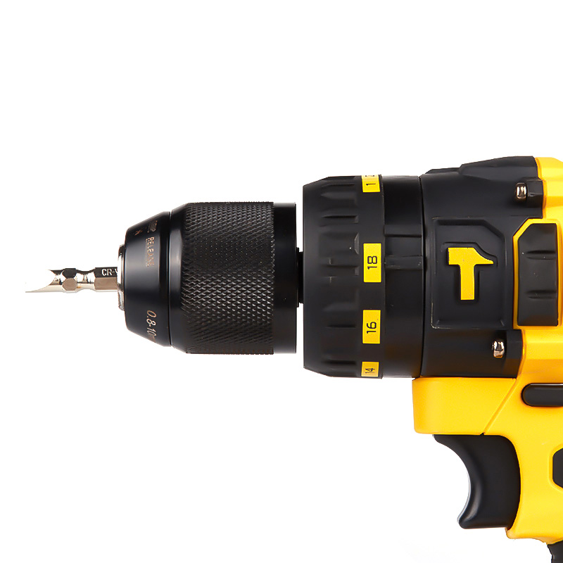 Dingwei Black à chargement rapide de batterie au lithium Drill sans fil