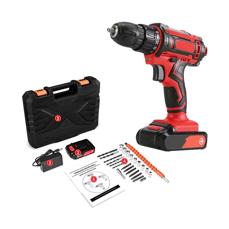 Dingwei Multifonctionnel Dewei Lithium Electric Hand Drill